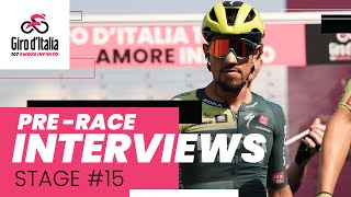 Giro dItalia 2024  Stage 15 prerace interview [upl. by Loni]