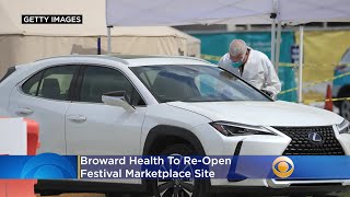 Broward Health To ReOpen Festival Marketplace Site [upl. by Gamaliel]