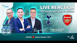 THE DERBY LIVE REACTION 33 EPL  TOTTENHAM HOTSPURS VS ARSENAL [upl. by Ttayh]