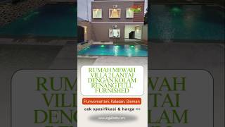 Rumah Mewah Villa 2 Lantai Private Pool Purwomartani jogjarealty short rumahdijual jogjarealty [upl. by Marr620]