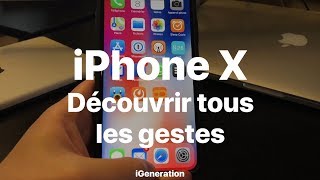 Découvrez tous les gestes de liPhone X [upl. by Yule]