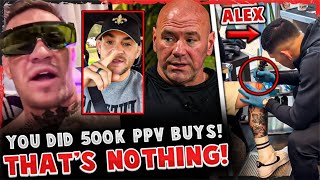 Conor McGregor MOCKS Dustin Poirier over UFC 302 LOW PPV BUYS Alex Pereira TATTOO UFC 303 [upl. by Are]