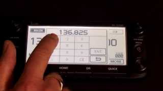 Introduction to Icoms Touch screen ID5100 Dual Band DSTAR Mobile Radio [upl. by Lhamaj]