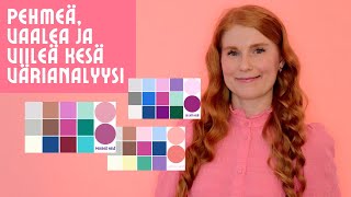 Pehmeä kesä vaalea kesä ja viileä kesä  Värianalyysi  Nina Jasmin [upl. by Ratib]