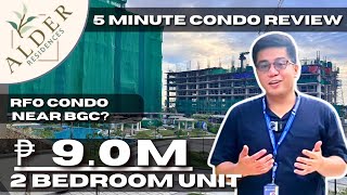 5 Minute Condo Review  2 Bedroom Condo Unit  Alder Residences dmcihomescondo [upl. by Htiek]