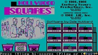 Hollywood Squares gameplay PC Game 1988 [upl. by Animrelliug]