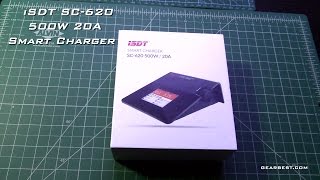 ISDT SC620 500W20A Smart Lipo Charger Unbox and Features [upl. by Enihsnus800]