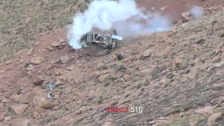 Slow Mo Jeremy Foly crash 2012 Pikes Peak International Hill Climb [upl. by Mckee]