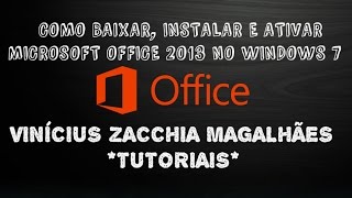 Como baixar instalar e Ativar Office 2013 no Windows 7 2015 Tutorial  HD [upl. by Axia838]