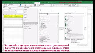 VIDEO 7  PERSONALIZAR BARRA DE OPCIONES DE ACCESO RÁPIDO Y CREAR ACCESO EN CINTA DE OPCIONES [upl. by Eihtur]