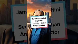 James Gandolfini Bio In 60 Seconds  Italian American Actor [upl. by Hughmanick]