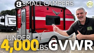 Small Campers Under 4000lbs GVWR  2024 Models [upl. by Inoliel281]