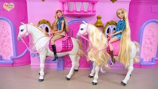 Barbie Dream Horse Unboxing boneka Barbie Kuda impian boneca Barbie Cavalo de sonho [upl. by Mayhew]