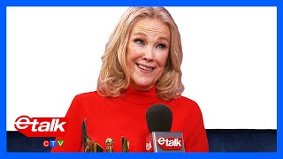 Catherine OHara reveals Tim Burton set her up with her husband  Etalk Interview [upl. by Sukcirdor]