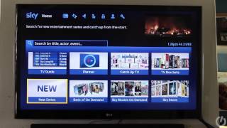 Sky EPG 2014 walkthrough [upl. by Arquit431]