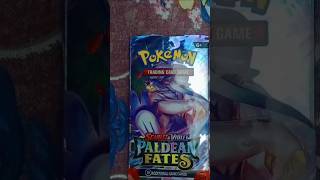 Opening Pokemon cards scarlet violet  paldean fates pack shortsfeed [upl. by Bertrando]