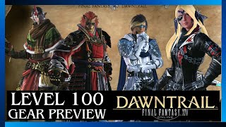 Level 100 AF Job Gear Preview  Dawntrail  Final Fantasy XIV Online 2024  Square Enix [upl. by Esilenna]