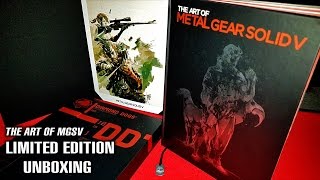 The Art of MGSV Limited Edition UNBOXING  Rare  Only 400 Copies Worldwide [upl. by Holmen]