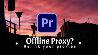 Proxy file offline  Relink Proxies in Premiere Pro [upl. by Eleda]