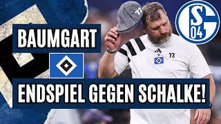 HSV  Schalke 04 Letztes Spiel für Baumgart [upl. by Saibot]