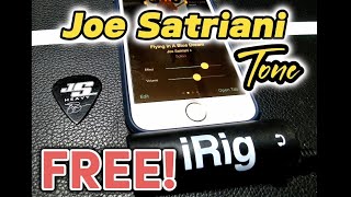 FREE Awesome TONEBRIDGE Guitar App amp Cheap iRig Soundcard Joe Satriani Flying in a Blue Dream Patch [upl. by Askwith129]