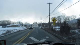 Railroad Crossing amp Old Reading Station at Rushland PA [upl. by Nwavahs928]