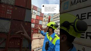 FruitMeatVegetable Exportimport Container🛳️🗿✅ shortvideo ship explore travel containers [upl. by Elset]