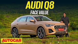 2024 Audi Q8 review  Bold in gold  First Drive  Autocar India [upl. by Lenuahs]