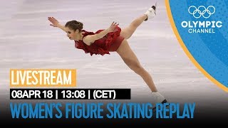 Womens Figure Skating LIVE Replay  PyeongChang 2018 Winter Olympics  Go Figure [upl. by Nattirb]