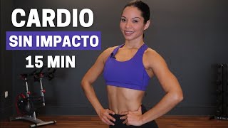 Cardio sin Saltos para Perder Peso Rápido  ADELGAZAR RAPIDO EN CASA  15 Minutos [upl. by Ahsyt118]