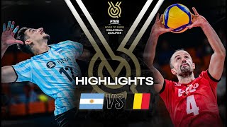 🇦🇷 ARG vs 🇧🇪 BEL  Highlights  Mens OQT 2023 [upl. by Annawd]