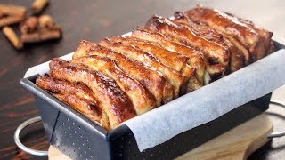 Pull Apart Cinnamon Bread Recipe  How Tasty Channel [upl. by Baker678]