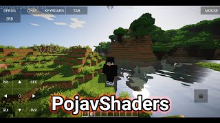 Top 3 Java Shader on PojavLauncher VirglRenderer  Minecraft Java on Mobile [upl. by Lednem]