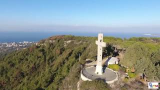 GEM Travel Rhodes  Aerial view of Filerimos HD [upl. by Bahe965]