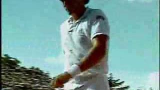 Wilander Leconte French Open 1985 1st tie break [upl. by Dihsar]