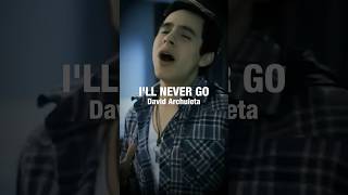 Ill Never Go by David Archuleta shorts music davidarchuleta [upl. by Spanjian]