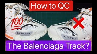 Balenciaga Track Sneaker QC Check Review [upl. by Nottarts]