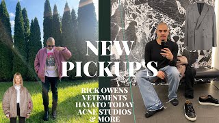 FALL PICKUPS  Vetements Rick Owens Hayato Today Acne Studios amp More  Ariel Rosado [upl. by Philippe]