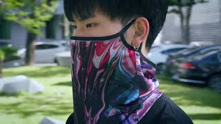 Fabric Neck Gaiter Endless Face Mask [upl. by Saxen]