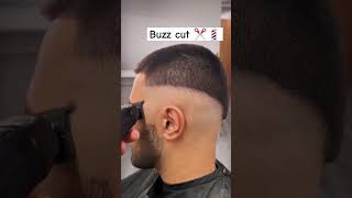 Buzz cut ✂️💈 barber barbershop haircut foryou fyp youtubeshorts youtube america russia [upl. by Adnalay]