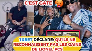 AFFAIRE APOUTCHOU NATIONAL  1XBET DÉCLARE QUE LIONEL PCS N’A JAMAIS GAGNÉ CET ARGENT CHEZ EUX 😱💔 [upl. by Chadabe]