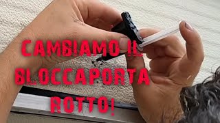 Lavori in camper  cambiamo il bloccaporta rotto [upl. by Yram801]