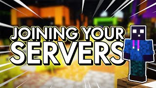 I Joined My Subscribers Minecraft Servers Heres What Happened [upl. by Eelnyl460]