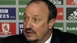 Interim Chelsea boss Rafa Benitez rants at fans [upl. by Winny]