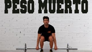 Peso Muerto Técnica DeadLift [upl. by Ahsekat]