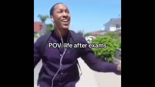 POVLife After Exams shorts memes [upl. by Jolda]