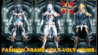 WARFRAME VOLT  VOLT PRIME FASHION FRAME [upl. by Soneson]