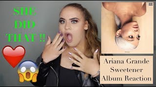 Ariana Grande Sweetener Album REACTION  Elise Wheeler [upl. by Amaryl945]