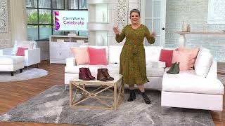 LArtiste by Spring Step Leather LaceUp Boots  Fallinluv on QVC [upl. by Paapanen]