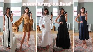 Try on Haul REISS Spring  Summer 2024  SUMMER dresses 💭 [upl. by Suiravaj]